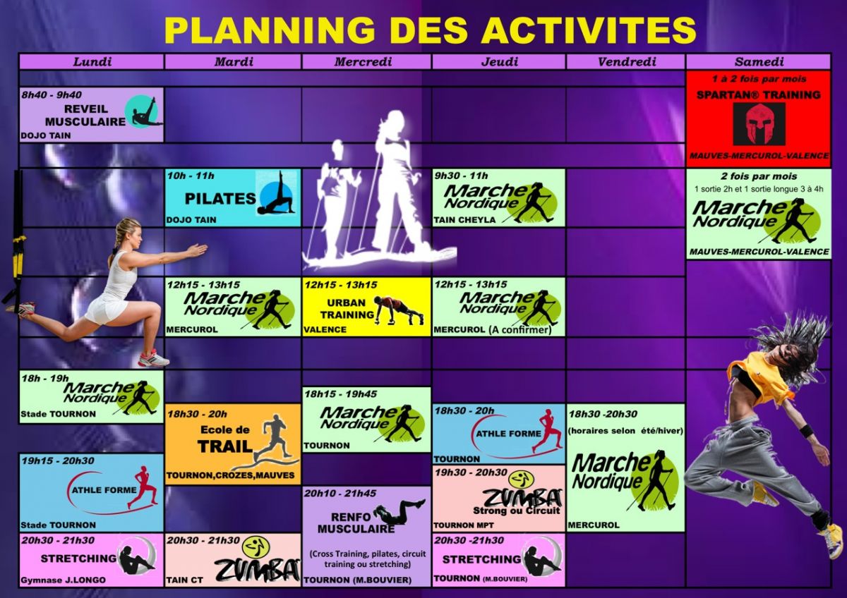 Planning Activites 2016-2017 Tain-Tournon